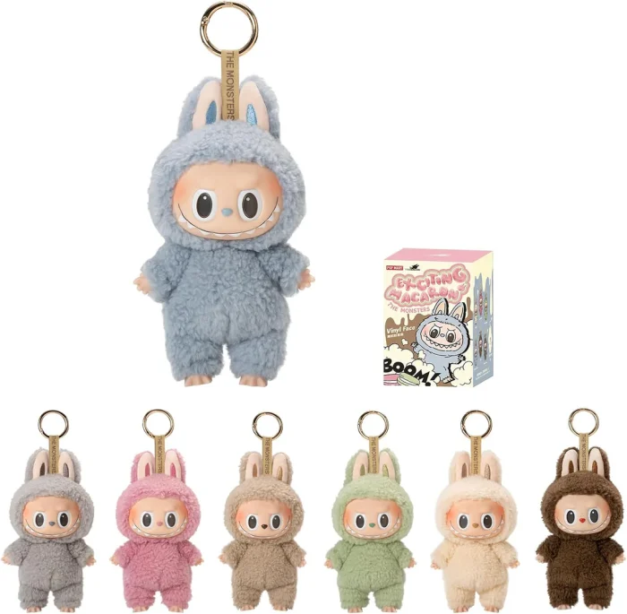 Labubu The Monsters Tasty Macarons Chestnut Cocoa Vinyl Plush Pendant - Image 2