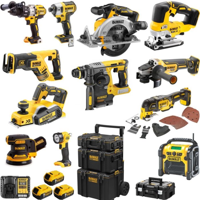 DEWALT 18V Accu Gereedschapsset (12-delig) – DEWKIT12A - Image 1